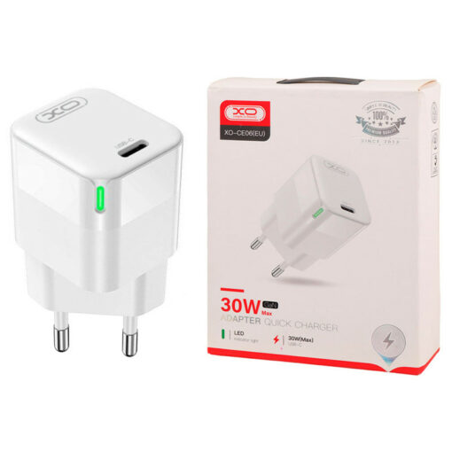 کلگی فست شارژ XO XO-CE06 GaN 3A QC3.0 PD 30W Type-C