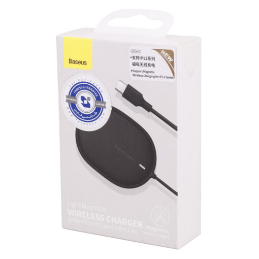 شارژر بی سیم فست شارژ Baseus Light Magnetic WXQJ-0 iP12 Series 15W