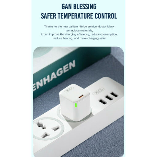 کلگی فست شارژ XO XO-CE06 GaN 3A QC3.0 PD 30W Type-C