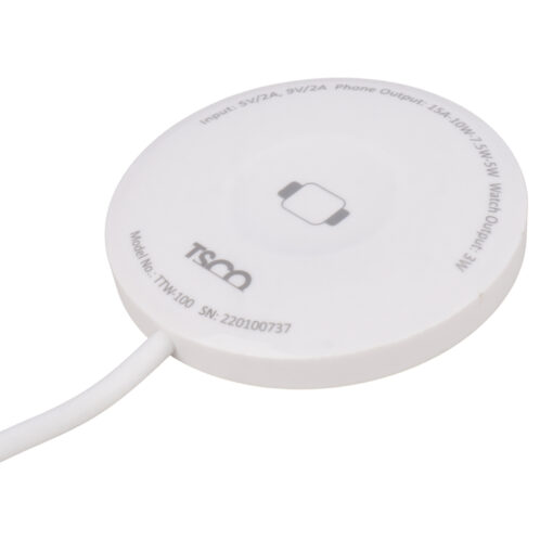 شارژر بی سیم فست شارژ TSCO TTW 100 15W