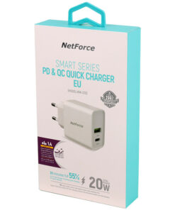 کلگی فست شارژ Netforce NW-220 2Port 3A QC PD 20W