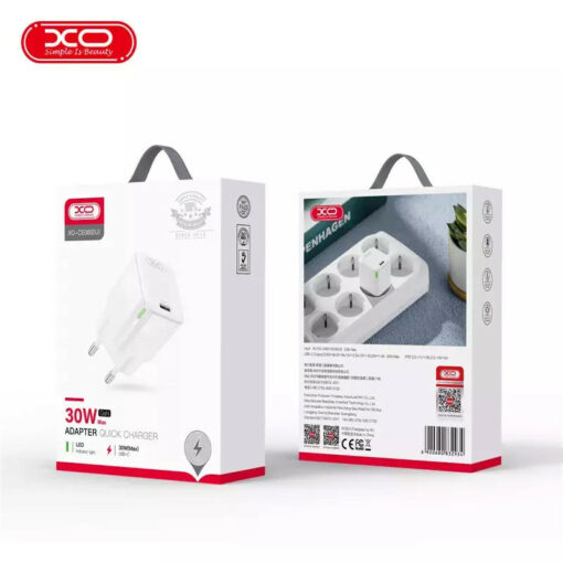 کلگی فست شارژ XO XO-CE06 GaN 3A QC3.0 PD 30W Type-C