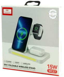 شارژر بی سیم فست شارژ و استند رومیزی Earldom ET-WC27 15W