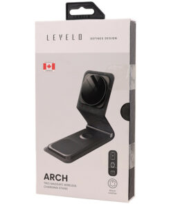 شارژر بی سیم و استند رومیزی Levelo Arch LV31WSSBK