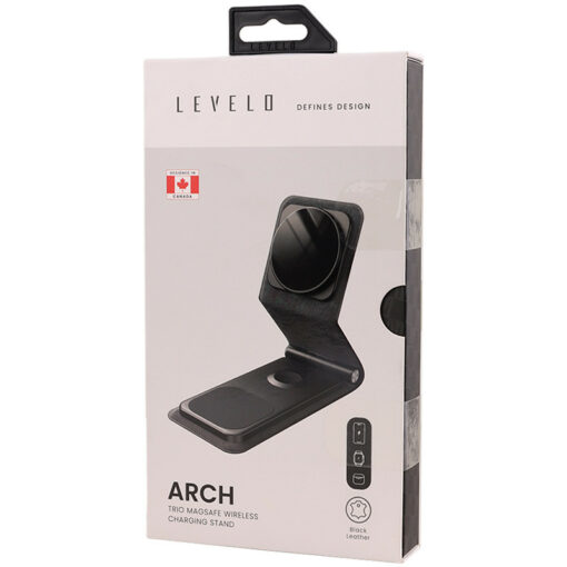 شارژر بی سیم و استند رومیزی Levelo Arch LV31WSSBK