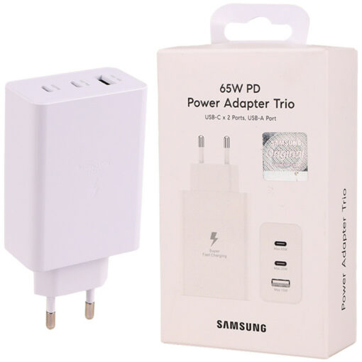 کلگی فست شارژ Samsung EP-T6530 3Port 3.25A PD 65W