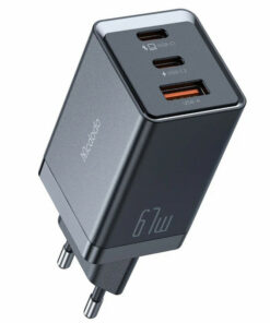 کلگی فست شارژ Mcdodo CH-154 GAN 5 Mini Pro 3Port 5A QC4.0 PD3.0 67W