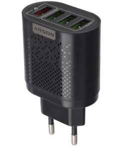 کلگی فست شارژ Arson AN-4Q 4Port QC3.0 PD 3A 18W
