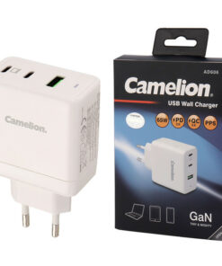 کلگی فست شارژ Camelion AD606 3Port 5A QC3.0 PD3.0 65W