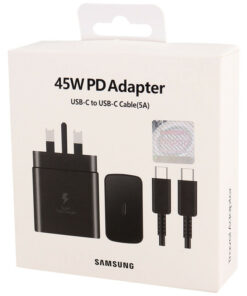 شارژر دیواری فست شارژ Samsung EP-TA845XBEGCN 3A PD 45W Type-C High Copy + کابل تبدیل تایپ سی