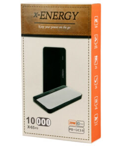 پاور بانک فست شارژ 10000 ایکس انرژی X-Energy X-65PD QC3 PD 20W