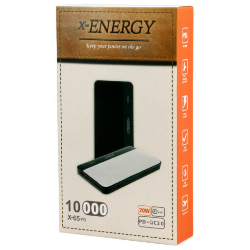 پاور بانک فست شارژ 10000 ایکس انرژی X-Energy X-65PD QC3 PD 20W