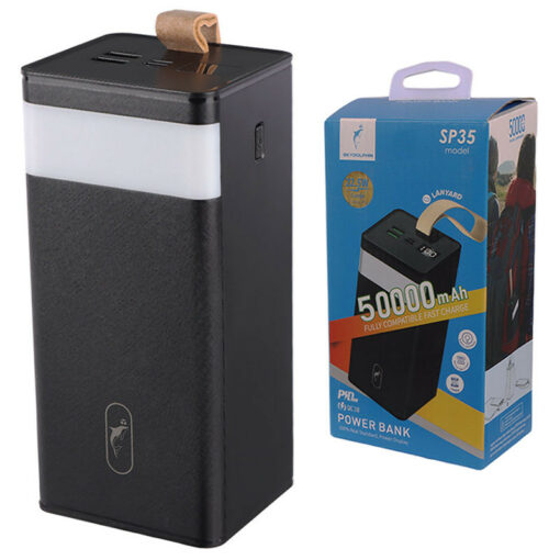 پاور بانک فست شارژ 50000 اسکای دلفین Sky Dolphin SP35 QC3.0 PD 22.5W