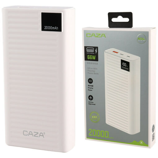 پاور بانک فست شارژ 20000 کی زا Caza N06s 66W