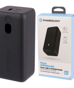 پاور بانک فست شارژ 20000 پاورولوجی Powerology PPBCHA19 QC3.0 PD 65W