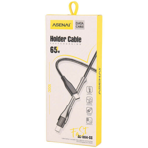 کابل تبدیل فست شارژ Asenai AC-004-CC Type-C To Type-C 65W 1m