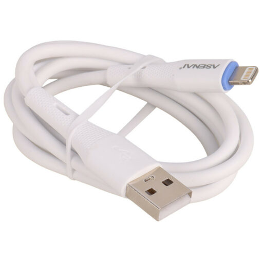 کابل آیفونی فست شارژ Asenai AC-003 3.1A 1m