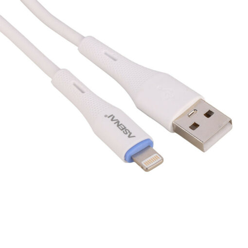 کابل آیفونی فست شارژ Asenai AC-003 3.1A 1m
