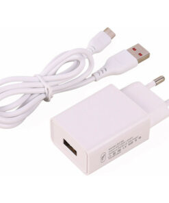 شارژر دیواری فست شارژ Sky Dolphin SC36T 2.4A 12W + کابل تایپ سی