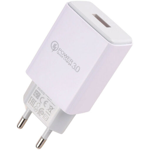 شارژر دیواری فست شارژ Arson AN-W3B QC3.0 PD 3A 18W + کابل 3 سر