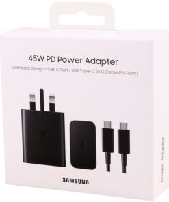 شارژر دیواری فست شارژ Samsung EP-T4510 3A PD 45W Type-C + کابل تبدیل تایپ سی