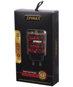 کلگی فست شارژ Epimax EU-109 2Port QC4.0 PD3.0 2.4A 20W