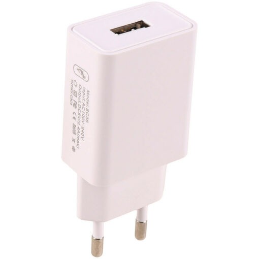 شارژر دیواری فست شارژ Sky Dolphin SC36T 2.4A 12W + کابل تایپ سی
