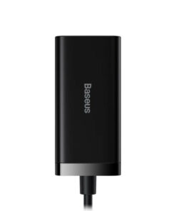 شارژر دیواری فست شارژ Baseus CCGP00010 4Port GaN3 Pro 5A 100W + کابل تبدیل تایپ سی