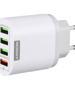 کلگی فست شارژ Arson AN-4Q 4Port QC3.0 PD 3A 18W