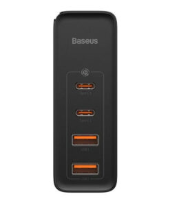شارژر دیواری فست شارژ Baseus Gan2 Pro CCGAN2P-L0 4Port 5A QC3.0 PD 100W + کابل تبدیل تایپ سی