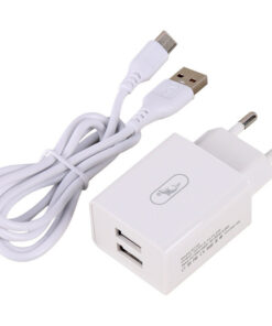 شارژر دیواری فست شارژ Sky Dolphin SC30T 2Port 2.1A 10.5W + کابل تایپ سی