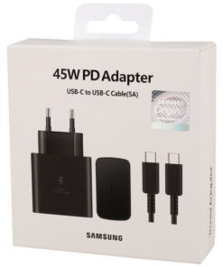شارژر دیواری فست شارژ Samsung EP-TA800 3A PD 45W + کابل تبدیل تایپ سی