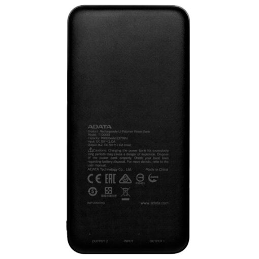 پاور بانک فست شارژ 10000 ای دیتا ADATA T10000 10W