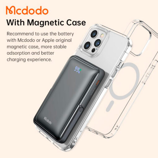 پاور بانک بی سیم فست شارژ 10000 مک دودو Mcdodo MC-069 QC3.0 PD 15W