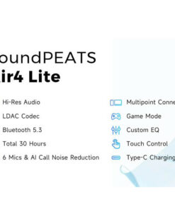 هندزفری بلوتوث دوتایی Soundpeats Air4 Lite