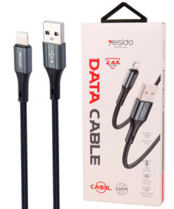 کابل آیفونی فست شارژ Yesido CA93L 2.4A 1.2m