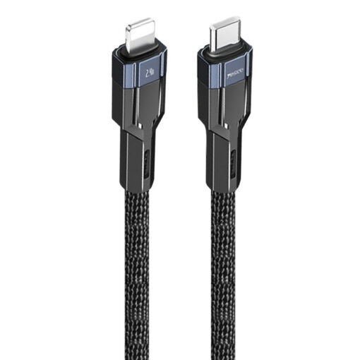 کابل تبدیل فست شارژ Yesido CA107 Type-C To Lightning PD 2.4A 1.2m