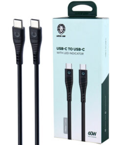کابل تبدیل فست شارژ Green Lion GNCCTCTYC Type-C To Type-C 3A 60W 1m