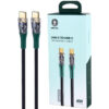 کابل تبدیل فست شارژ Green Lion Transparent Type-C To Type-C 3A 60W 1m