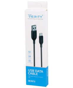 کابل میکرو یو اس بی فست شارژ Verity CB 3147A 1m