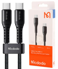کابل تبدیل کوتاه فست شارژ Mcdodo CA-564 Type-C To Type-C 3A PD 60W 20cm