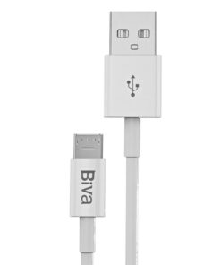 کابل میکرو یو اس بی فست شارژ Biva C-11V 2.4A 1.5m
