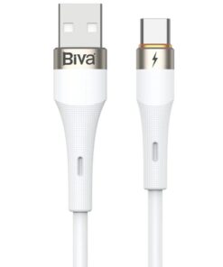 کابل تایپ سی فست شارژ Biva C-21T 3A 1.2m