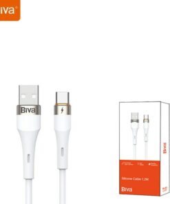 کابل تایپ سی فست شارژ Biva C-21T 3A 1.2m