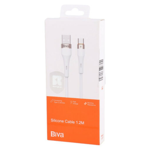 کابل تایپ سی فست شارژ Biva C-21T 3A 1.2m