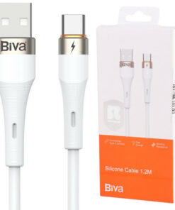 کابل تایپ سی فست شارژ Biva C-21T 3A 1.2m