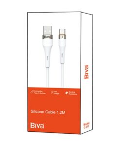 کابل تایپ سی فست شارژ Biva C-21T 3A 1.2m