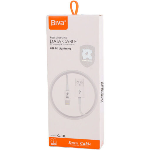 مشخصات کابل آیفونی فست شارژ Biva C-11L 3A 1.5m