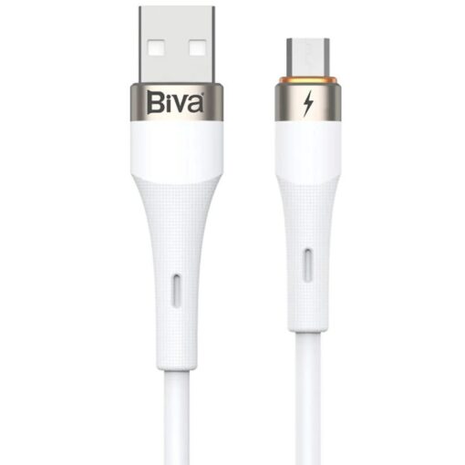 کابل میکرو یو اس بی فست شارژ Biva C-21V 3A 1.2m