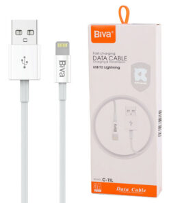 مشخصات کابل آیفونی فست شارژ Biva C-11L 3A 1.5m